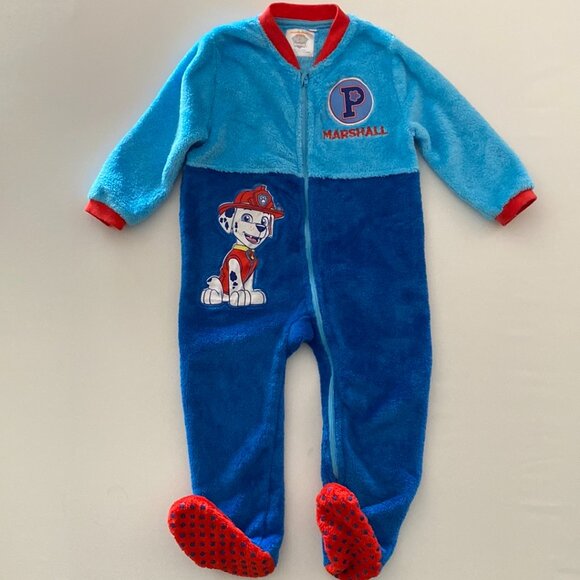 Nickelodeon Paw Patrol Marshall Footie Colourblock Pajamas 2T (92 cm) - Picture 1 of 11